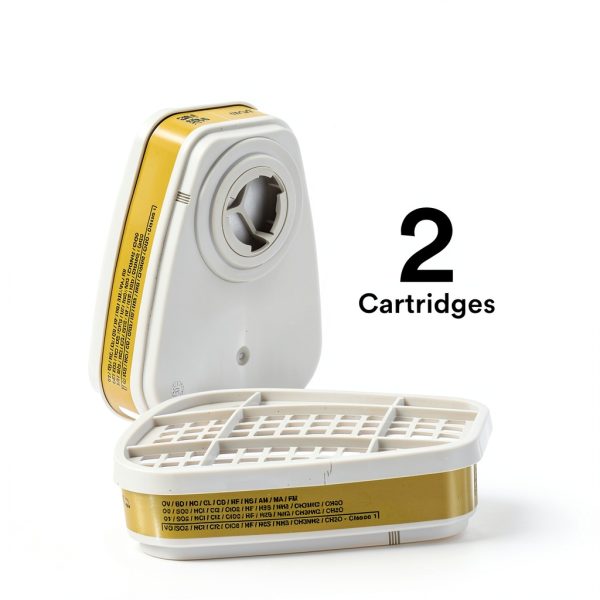 3M 6006 NIOSH Approved Respirator Cartridge for Half and Full-1