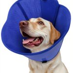 Vithael Dog Recovery Cone L Double‑Layer Soft Mesh Protective Collar-0