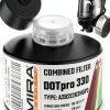 MIRA Safety - DotPro 330 - Industrial Grade Gas Mask Filter | A2 B2 E2 K2 HG P3 Filter Rating | Long Shelf Life | 40mm NATO Filter | Fits CBRN Gas Masks-0