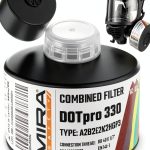 MIRA Safety - DotPro 330 - Industrial Grade Gas Mask Filter | A2 B2 E2 K2 HG P3 Filter Rating | Long Shelf Life | 40mm NATO Filter | Fits CBRN Gas Masks-0