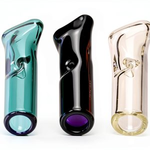 Reusable Glass Tips AOMI Flat Mouthpiece 9mm 35mm 10‑Pack Multi‑Color-0