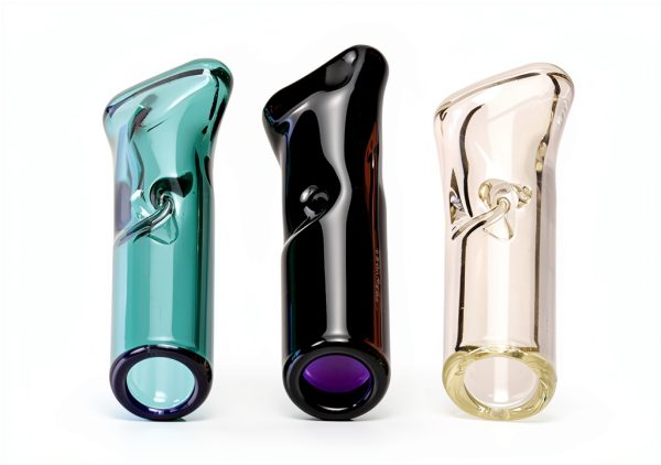 Reusable Glass Tips AOMI Flat Mouthpiece 9mm 35mm 10‑Pack Multi‑Color-0