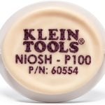 Klein Tools 60554 Respirator Mask Replacement Filter, Low-Profile, for P100 Half-Mask Respirators (Cat. Nos. 60552 and 60553), 2-Pack-0