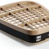 3M 6001 Organic Vapor Cartridge 2PK NIOSH Approved Low Profile Design-1