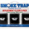 Smoke Trap 2.0 Replacement Filters for Air Filter 3 Pack HEPA Carbon-0