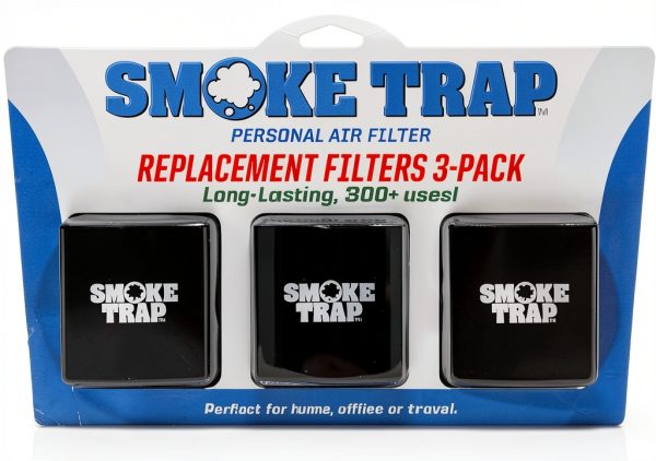 Smoke Trap 2.0 Replacement Filters for Air Filter 3 Pack HEPA Carbon-0