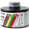 MIRA Safety - DotPro 330 - Industrial Grade Gas Mask Filter | A2 B2 E2 K2 HG P3 Filter Rating | Long Shelf Life | 40mm NATO Filter | Fits CBRN Gas Masks-6