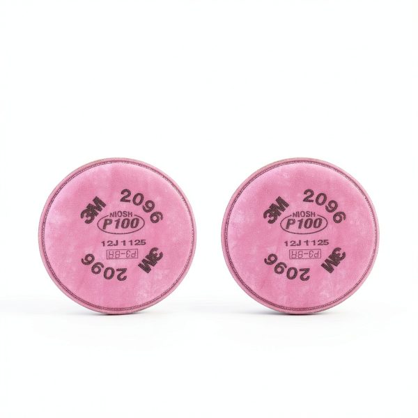3M P100 Respirator Filter 2096, 1 Pair, Helps Protect Against Oil and Non-Oil Based Particulates, Nuisance Level Acid Gas Relief, Dust, Fumes, and Mists.-4