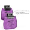 3M P100 Respirator Filter D3097 Secure Click Dual‑Flow Cartridge-1