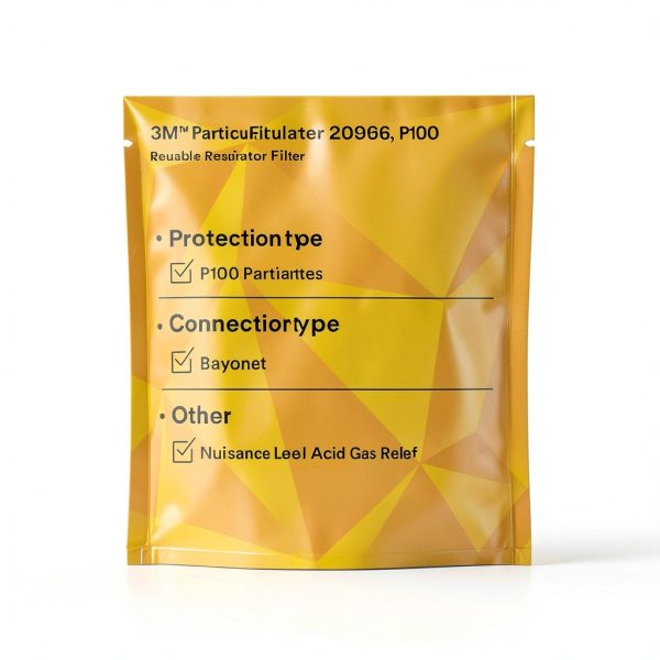 3M P100 Respirator Filter 2096, 1 Pair, Helps Protect Against Oil and Non-Oil Based Particulates, Nuisance Level Acid Gas Relief, Dust, Fumes, and Mists.-8