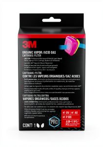 3M Replacement Cartridges for Multi-purpose Respirator, 60923H1-DC, 1-Pair-0