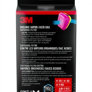 3M Replacement Cartridges for Multi-purpose Respirator, 60923H1-DC, 1-Pair-0