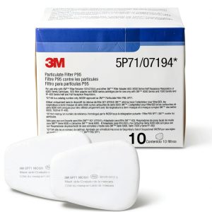 3M Respirator Filter Replacement 5P71, 5 Pairs, P95, Must Be Used with 3M 5000 Respirators or 3M Cartridges 6000 Series-0