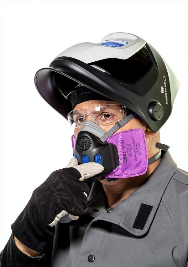 3M P100 Respirator Filter D3097 Secure Click Dual‑Flow Cartridge-2