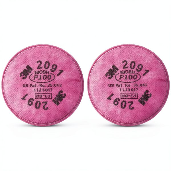 3M Particulate Filter 2091, P100, Pink-0